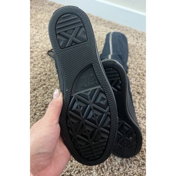 Converse Black Knee-High Sneakers - Picture 10 of 13